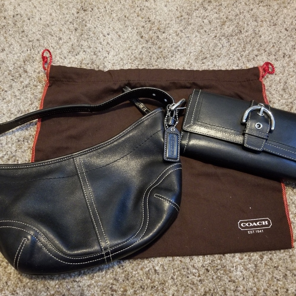 Small Coach purse and wallet